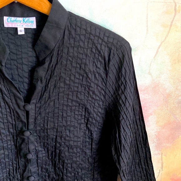 SOLD ❤️ Charlotte Kellogg Palm Beach S Cotton Top Resort Wear NWOT - Picture 3 of 13